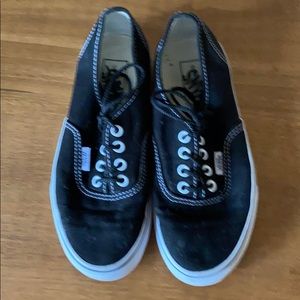Vans Black Canvas Sneakers